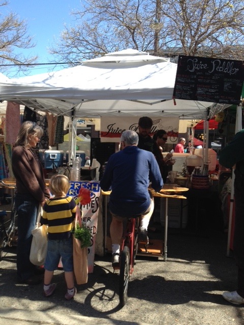 Farmer market finds: Bike-blended breakfast in Seattle