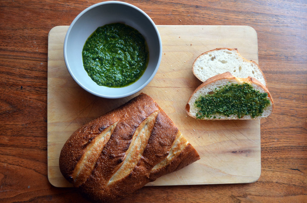 Pesto Sauce from Homegrown