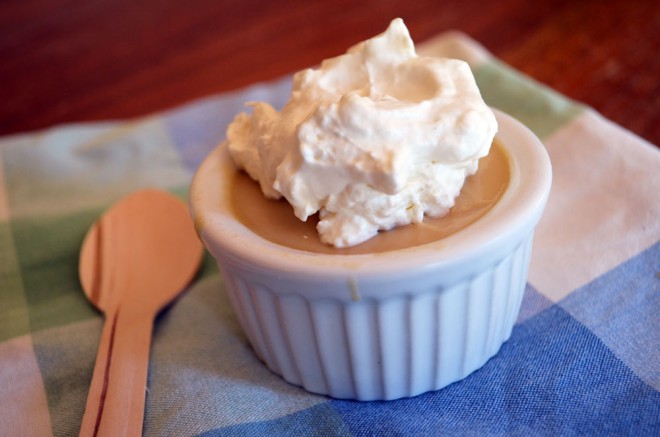 Butterscotch pudding from Heartlandia