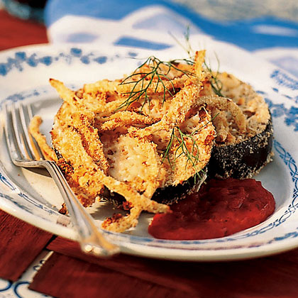 Oven-Crusted Eggplant and Fennel Parmesan