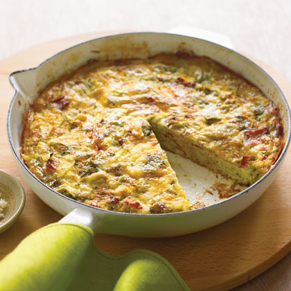 Artichoke, Leek, and Fontina Frittata