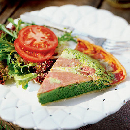 Prosciutto and Spinach Torta