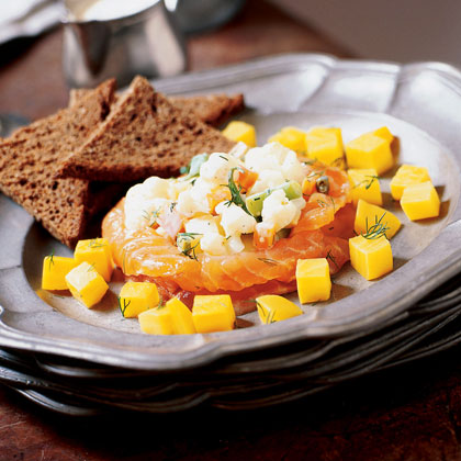 Gravlax with Russian Salad