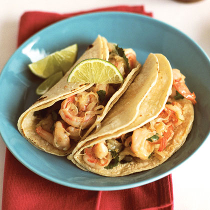 Garlicky Shrimp-Cilantro Tacos (Tacos de Camarones al Mojo de Ajo)