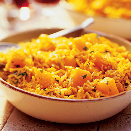 Curried Squash and Basmati Rice