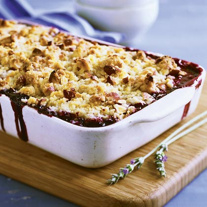Lavender Berry Crisp