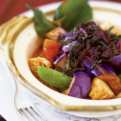 Eggplant-Tofu Ragout