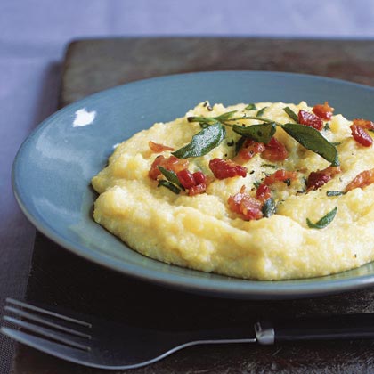 Polenta with Pancetta and Sage