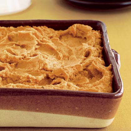 Baked Sweet Potatoes with Apricots and Bourbon