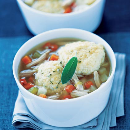 Chicken and Potato Soup with Dumplings