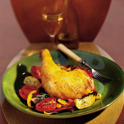 Roast Chicken Cacciatore