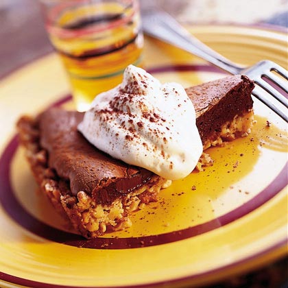 Chocolate Tart with Nut Crust