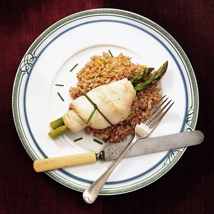 Asparagus Sole Rolls