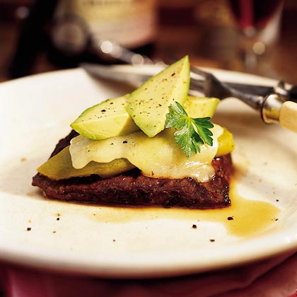 Chile Cheese Steak with Avocado