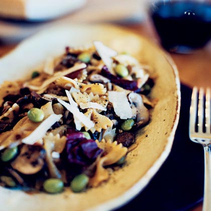 Shiitake-Ginger Pasta Salad with Radicchio