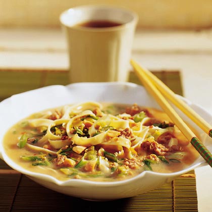Green Onion Noodle Soup
