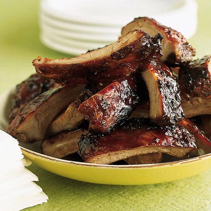 Sweet and Sticky Oven-Barbecued Pork Back Ribs