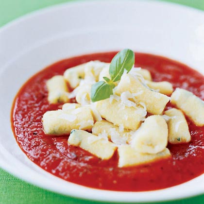 Ricotta-Basil Gnocchi