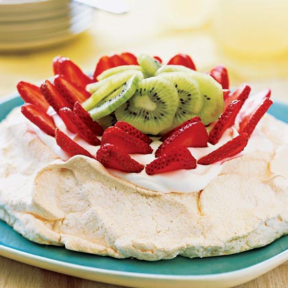 Strawberry-Kiwi Pavlova