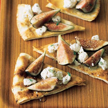 Fig and Goat Cheese Pitas