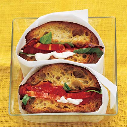 BBT (Bacon Basil Tomato) Sandwich