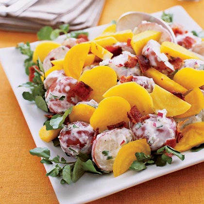 Golden Beet and Potato Salad