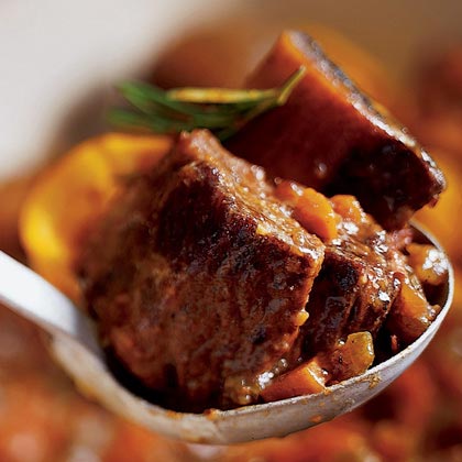 Port-braised Short Ribs with Ginger and Star Anise