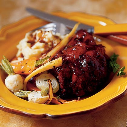 Red Wine-braised Oxtails