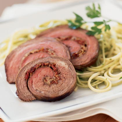 Stuffed Rolled Flank Steak