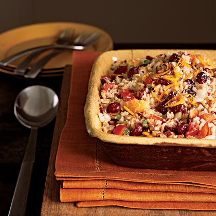 Basmati Rice Dressing with Dried Fruit, Toasted Almonds, and Coconut Basmati Rice Dressing with Dried Fruit, Toasted Almonds, and Coconut