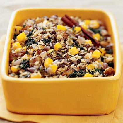 Wild Rice and Squash Dressing
