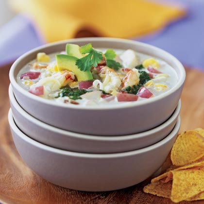 Crab and Hominy Chowder