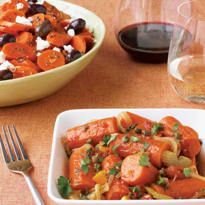Braised Carrots with Orange and Capers
