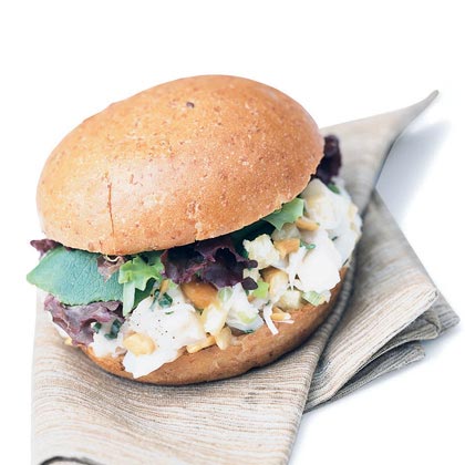 Halibut Salad Sandwiches
