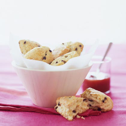Buttermilk-Currant Scones with Lemon Glaze