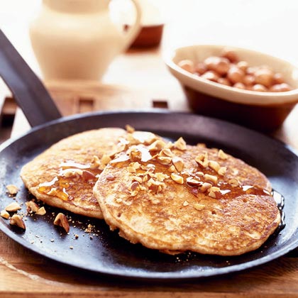 Cinnamon-Hazelnut Pancakes