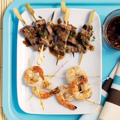Ginger Shrimp Mini Skewers