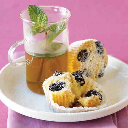 Blackberry-Almond Tea Cakes