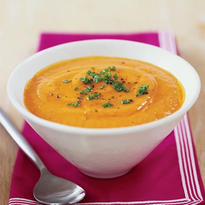 Red Pepper-Cauliflower Soup