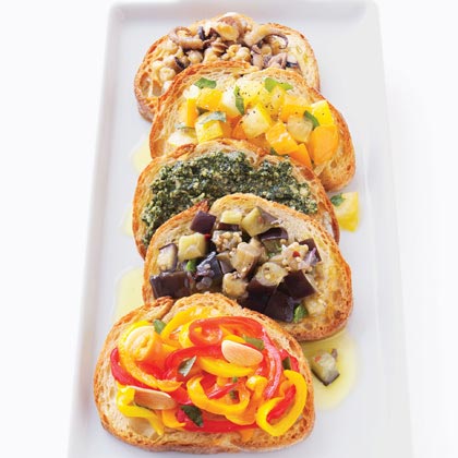 Chickpea and Octopus Bruschetta