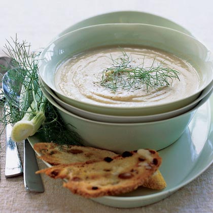 Fennel and Comice Pear Soup