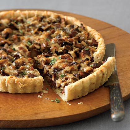 Leek and Chanterelle Tart