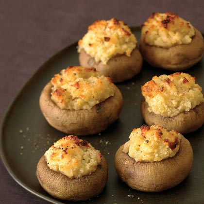Garlic-Stuffed Mushrooms