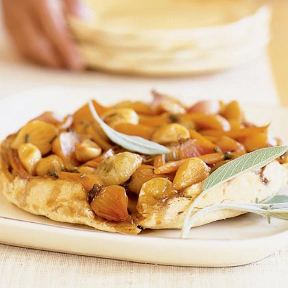 Upside-down Caramelized Root Tart