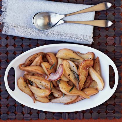 Caramelized Rosemary Pears