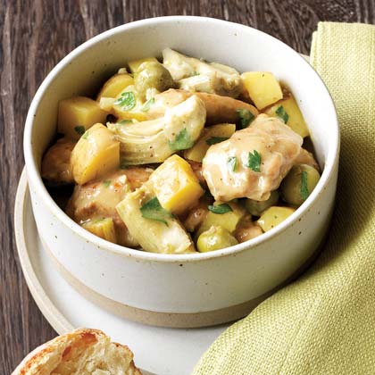 Chicken Stew with Olives and Lemon