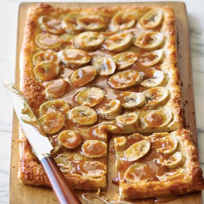 Burnt-Caramel Rum-Banana Tart