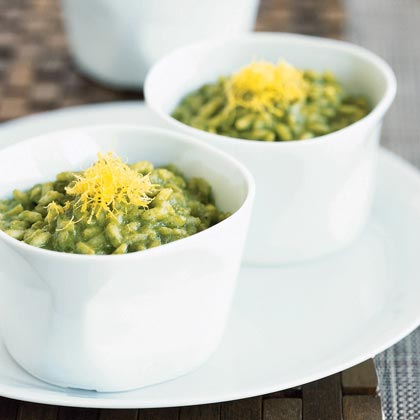 Spinach Risotto with Roquefort