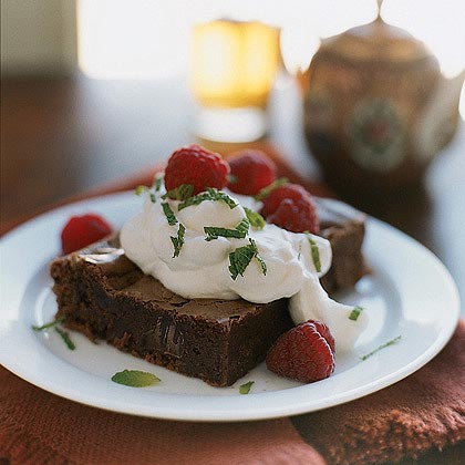Dark Chocolate-Chunk Brownies