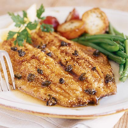 Trout with Browned Butter and Capers